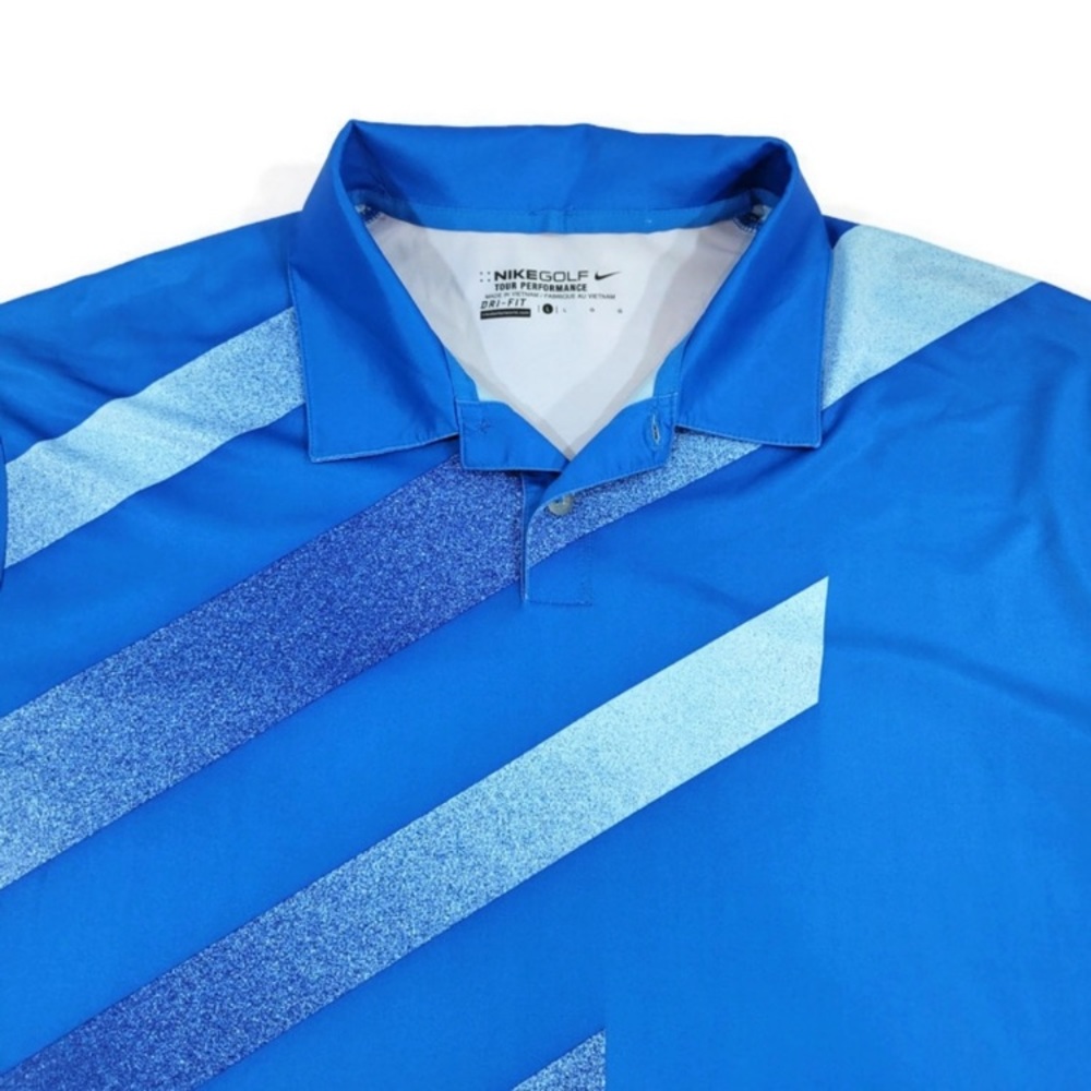 Nike Golf Tour Performance Polo Shirt Blue Size L